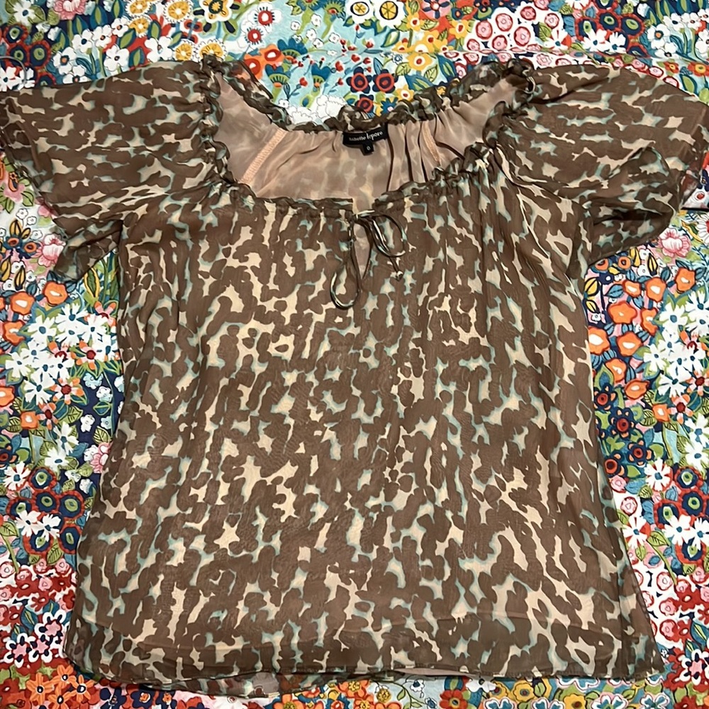 Nanette Lepore Short Sleeve Blouse